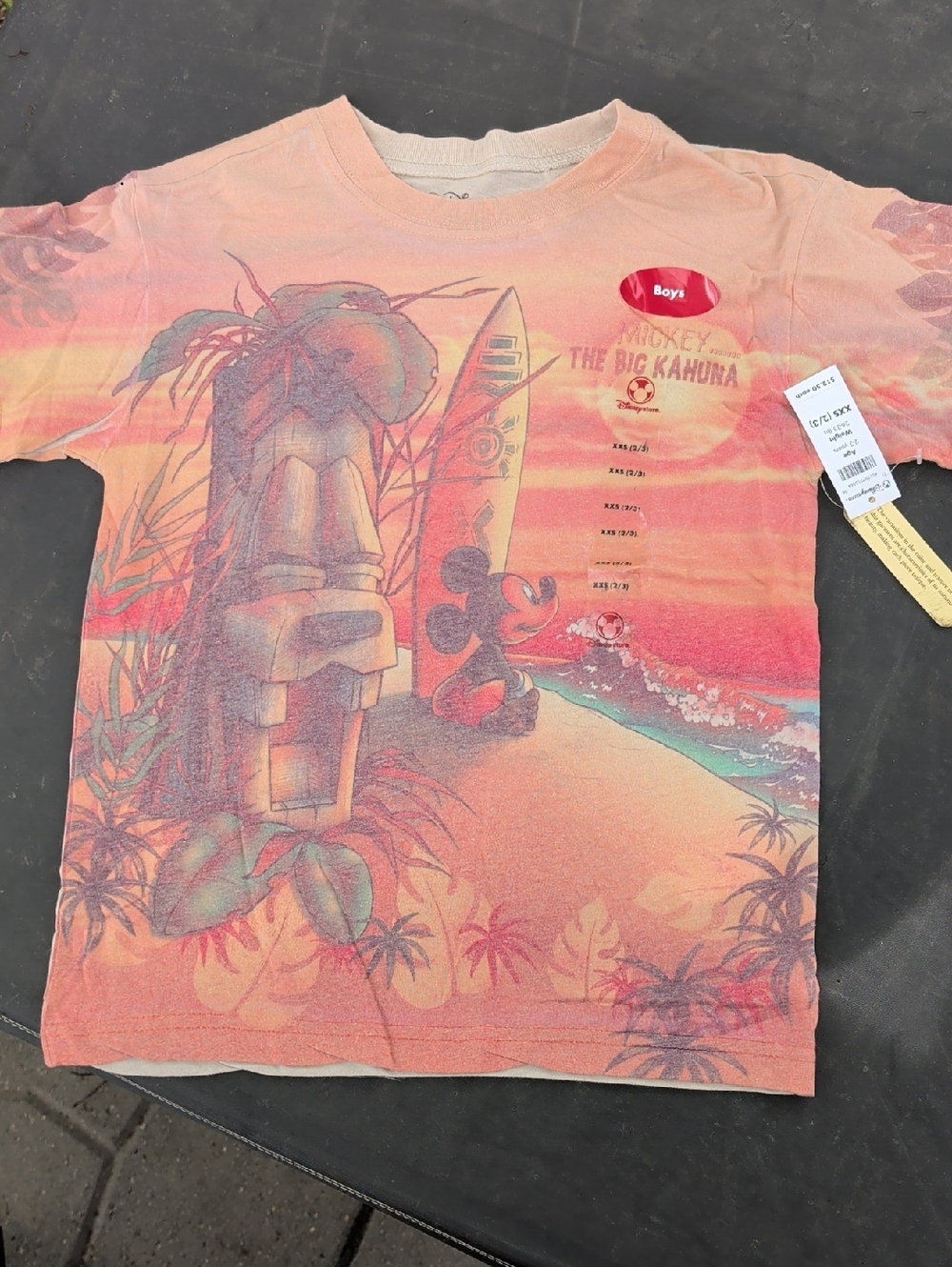 Disney Boys Mickey Big Kahuna Sunset Tee